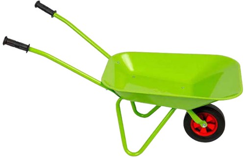 BigJigs carretilla juguete jardinería multicolor para niños-2