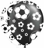 Folat globos fútbol blanco negro 8 unidades - decoración fiesta-3