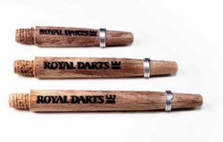 Royal Darts ejes de dardos de madera Green Line nogal corto ecológico
