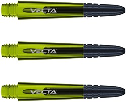 Winmau ejes de dardos Vecta cortos verdes - set de 3 de policarbonato