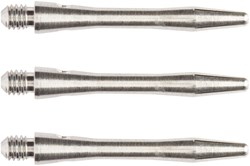 Winmau caña dardos aluminio corta - accesorio dardos plata