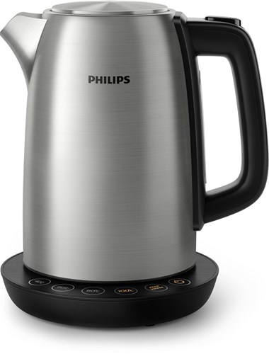 Hervidor Philips HD9359/90 con control de temperatura negro acero inoxidable