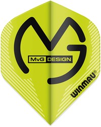 Winmau plumas de dardos Michael van Gerwen verde estándar 3 piezas