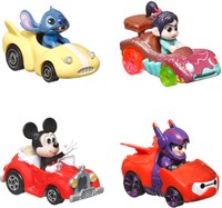 Fisher-Price Hot Wheels coche de carreras Disney pack de 4 vehículos-2