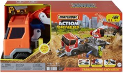 Fisher-Price Camión de construcción Matchbox con estación de perforación juguete