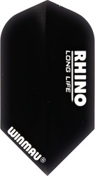 Winmau Dart Flights Rhino Slim negro - 100 micras set de 3 piezas
