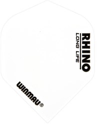 Winmau Rhino plumas de dardos blancas extra gruesas - forma estándar - 3 unidades
