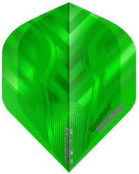 Winmau plumas de dardos Prism Zeta verde extra gruesas 3 piezas estándar