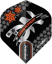 Winmau plumas de dardos Danny Noppert estándar extra gruesas 100 micras naranja