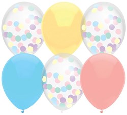 Ballonnenmix Pastel, 6st.