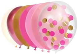Ballonnen Prinsessenkleuren, 10st.