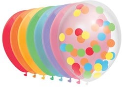 Ballonnen Regenboog, 10st.