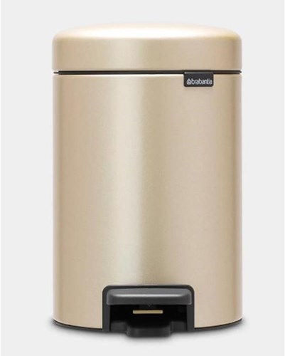 Brabantia Pedaalemmer 3L metalic gold