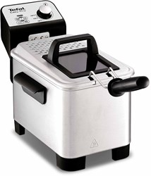 Tefal freidora - Easy Pro Premium 3L zona fría acero inoxidable negro