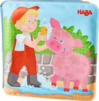 Haba libro de baño granja Día de lavado cerdito vaca juguete de baño