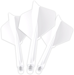 Unicorn flight de dardos Forge All-In-One blanco medium - accesorio de dardos