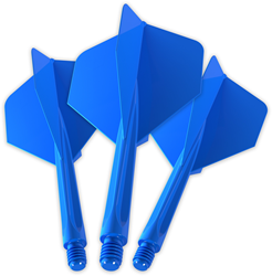 Unicorn set de plumas para dardos azul - Forge All-In-One shaft medium