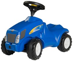 Tractor correpasillos New Holland - Juguete correpasillos infantil con sonido y almacenamiento