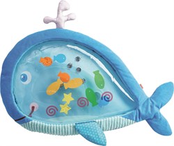 Haba alfombra de agua bebé Gran ballena azul motricidad