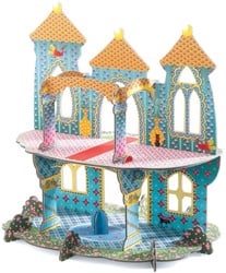Djeco MONDE IMAGINAIRE - POP TO PLAY Château des merveilles 3D