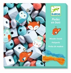 Djeco Perles bois - Petits animaux