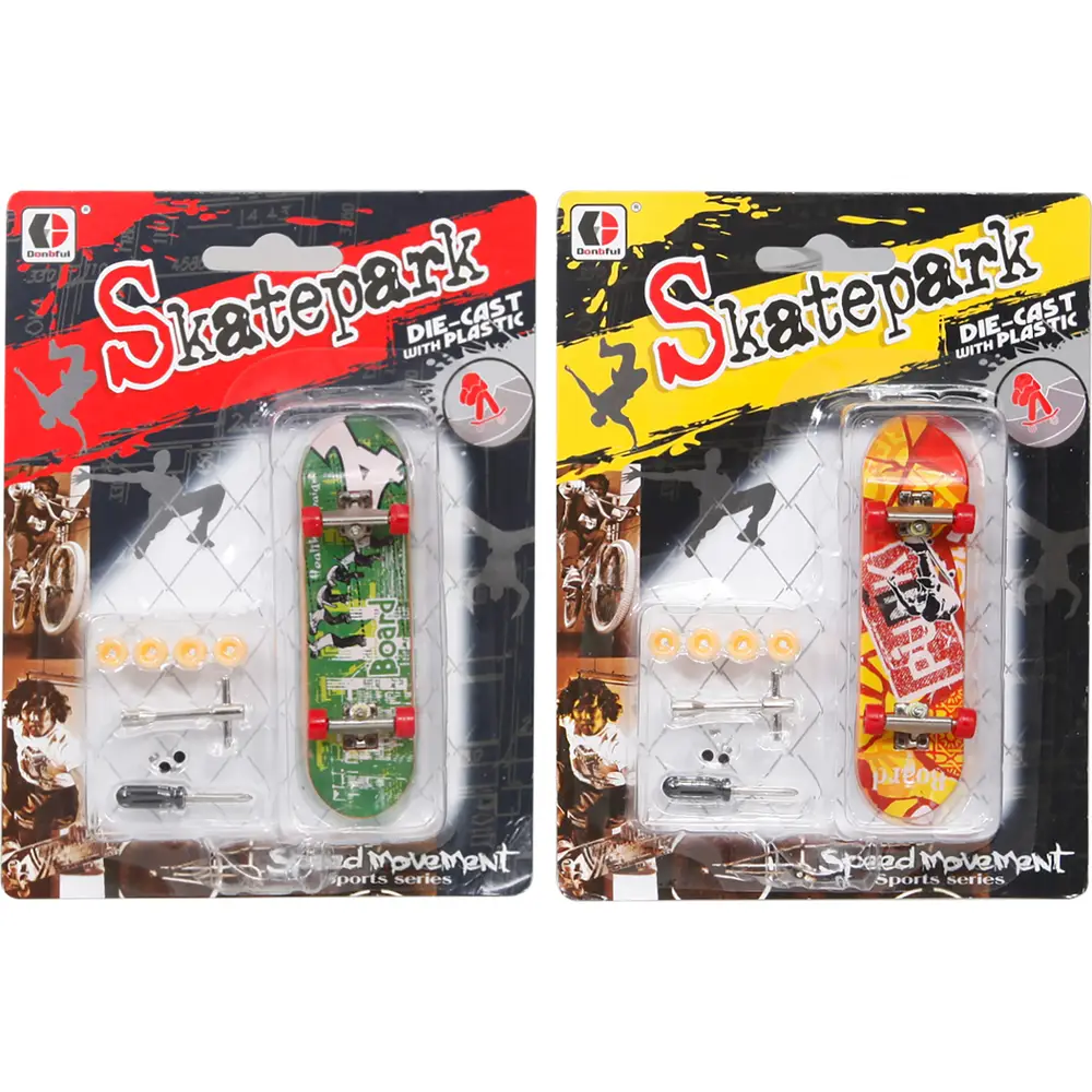 Vedes finger skateboard juguete con ruedas de repuesto y herramienta