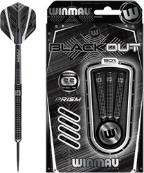 Winmau dardos punta de acero Blackout 24g tungsteno profesional