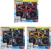 Bicicleta de carreras kit de construcción die-cast juguete 19,5cm multicolor