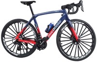 Bicicleta de juguete die-cast multicolor 20,5cm bicicleta juguete-3