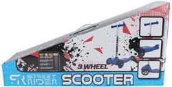 Patinete infantil de 3 ruedas Street Rider con manillar ajustable y Abec 7 azul