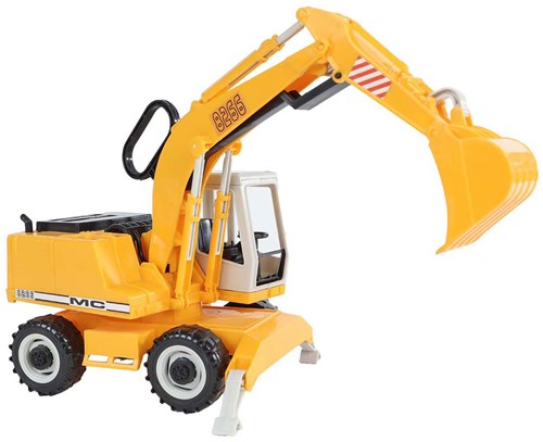 Excavadora juguete 2-Play escala 1:24 27cm plástico amarillo-2