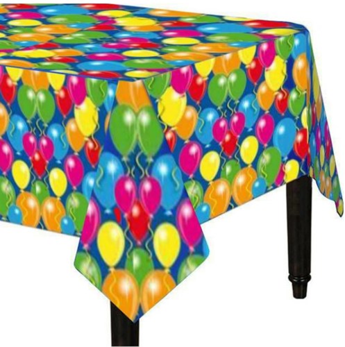 Folat mantel globos plástico colorido 130x180cm fiesta
