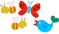 Haba set creativo decoración de ventana primavera - juguete creativo para niños-2