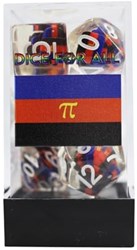 Foam Brain Games Polyamorous Flag RPG Dice Set