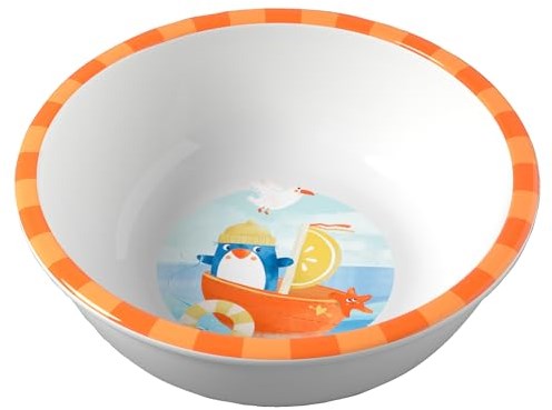 Haba bol para niños pingüino - melamina - colorido - apto para lavavajillas