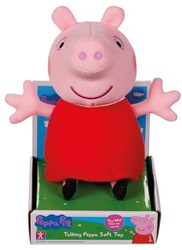 Chillfactor Peppa Pig peluche muñeca parlante vestido rojo 20cm juguete