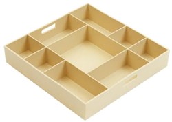 Guidecraft juguete educativo bandeja apilable para clasificar Poly+ multicolor
