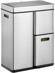 EKO cubo basura sensor reciclaje 30+15+15L acero inoxidable cocina