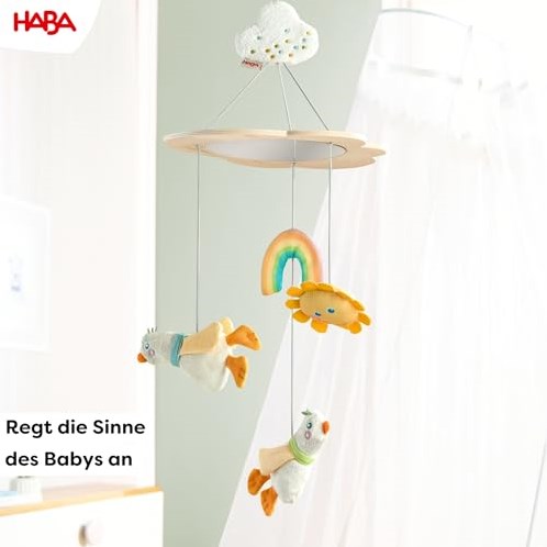 Haba móvil ganso decoración habitación infantil juguete-2