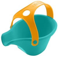 Haba regadera juguete turquesa - regadera colorida para niños pequeños al aire libre