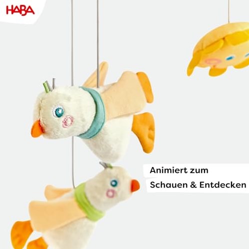 Haba móvil ganso decoración habitación infantil juguete-3