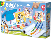 SES Bluey set de creaciones con pintura de dedos - kit creativo para niños