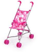 Bayer Chic 2000 carrito de muñecas rosa - cochecito resistente para muñecas