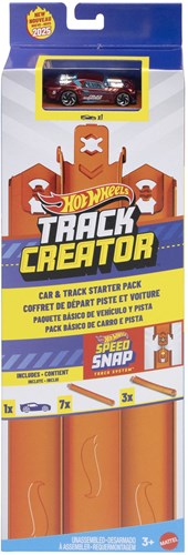 Mattel Hot Wheels - pista de carreras de juguete Track Creator Starter Set con coche