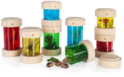 Guidecraft tubos del tesoro juguete - set de tubos de descubrimiento coloridos
