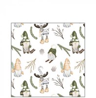 Ambiente servilletas duendes del bosque 25cm decoración mesa papel