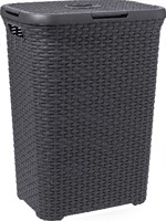 Curver caja para ropa 60 litros antracita - Style cesta de plástico