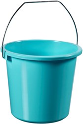 Curver cubo plástico 5L molokai azul con asa de acero