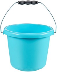 Curver cubo plástico 5 litros azul con asa y escala de medición