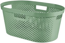 Curver cesta de ropa Infinity dots 40L plástico verde reciclado